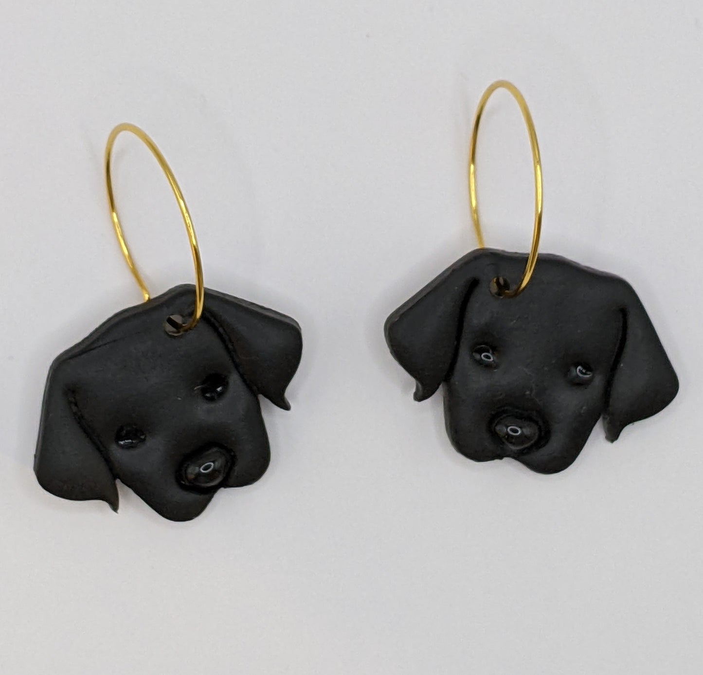 Black & Chocolate Lab Earrings