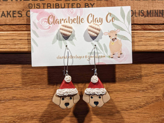 Dog Earrings with Sweater Studs